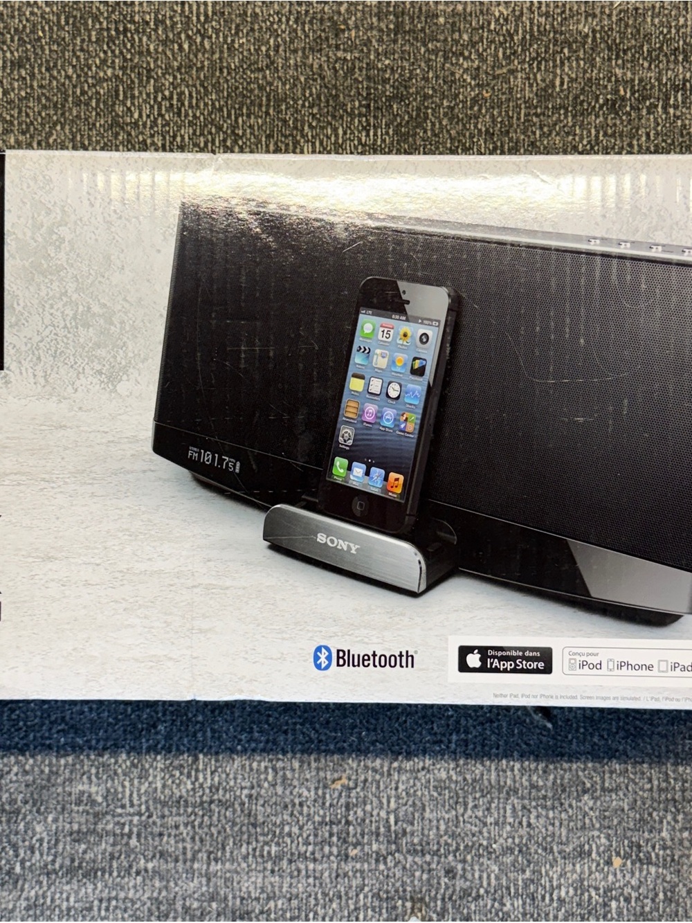 Sony Bluetooth Speaker Dock in Black